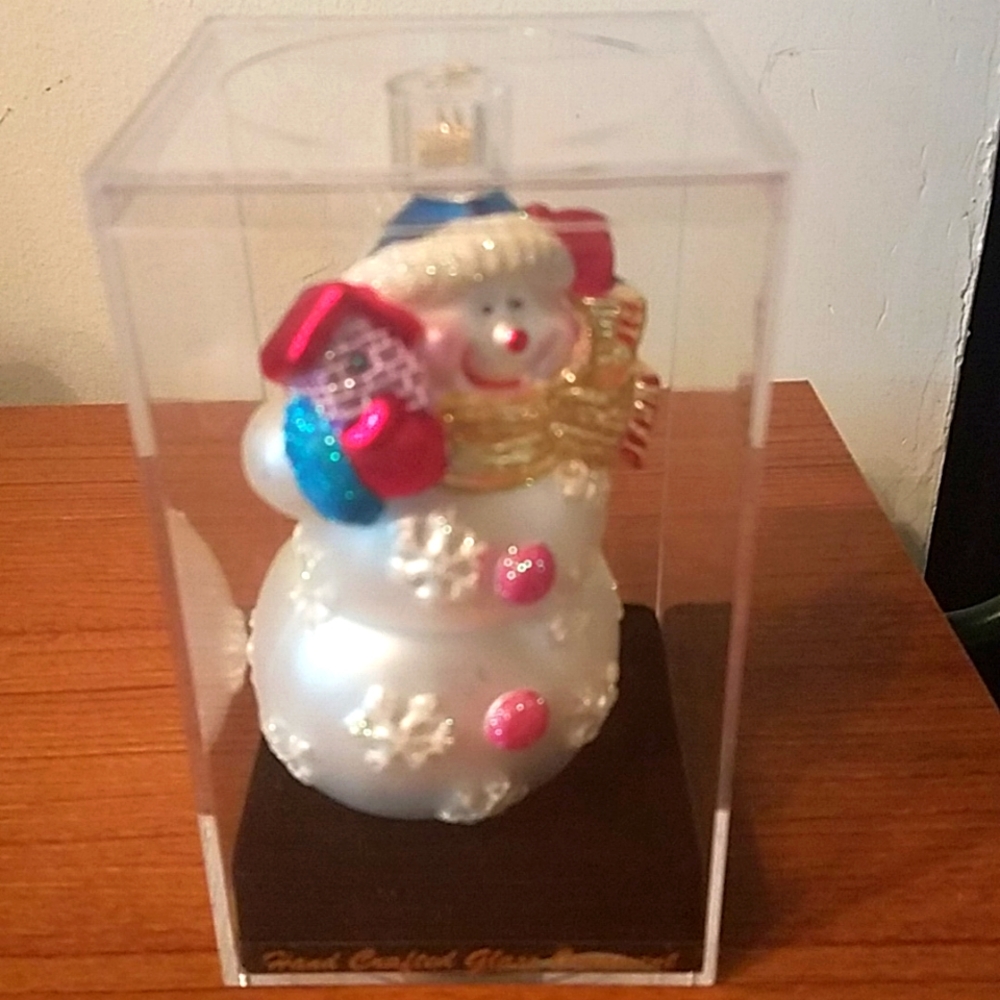 Handpainted Snowman Ornament